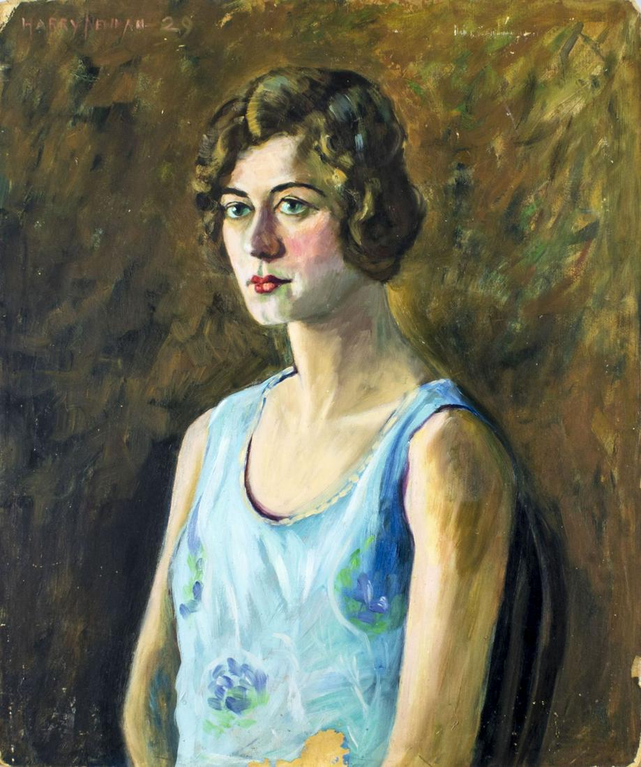 Harry W Newman (NY,MA,UK,1873-1946) oil painting (1 of 16)