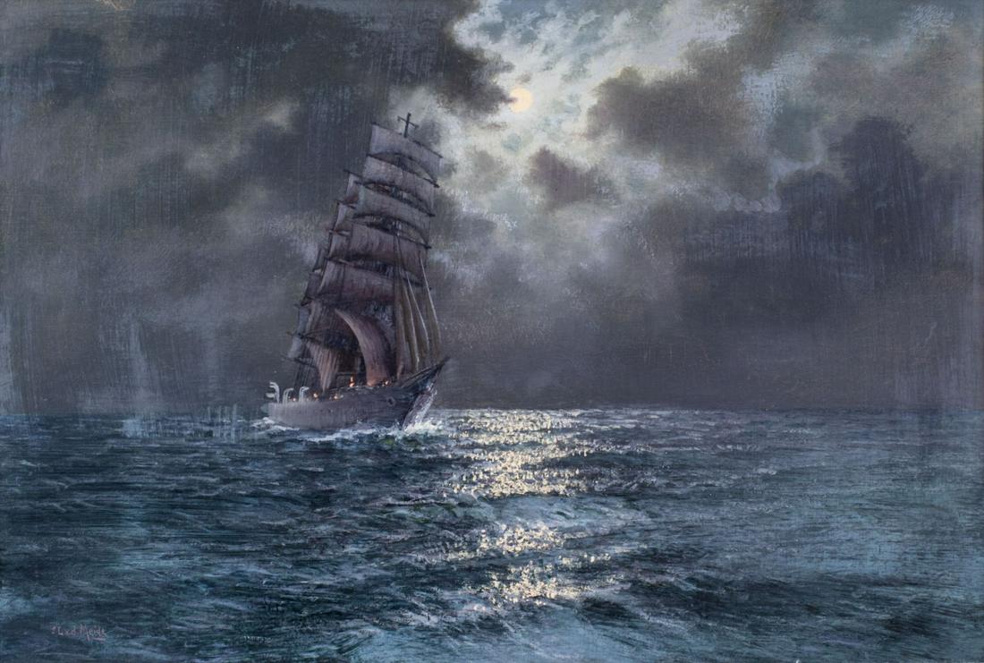 Jacob Van der Meide (Belgian,Dutch,1910-1987) oil (1 of 12)