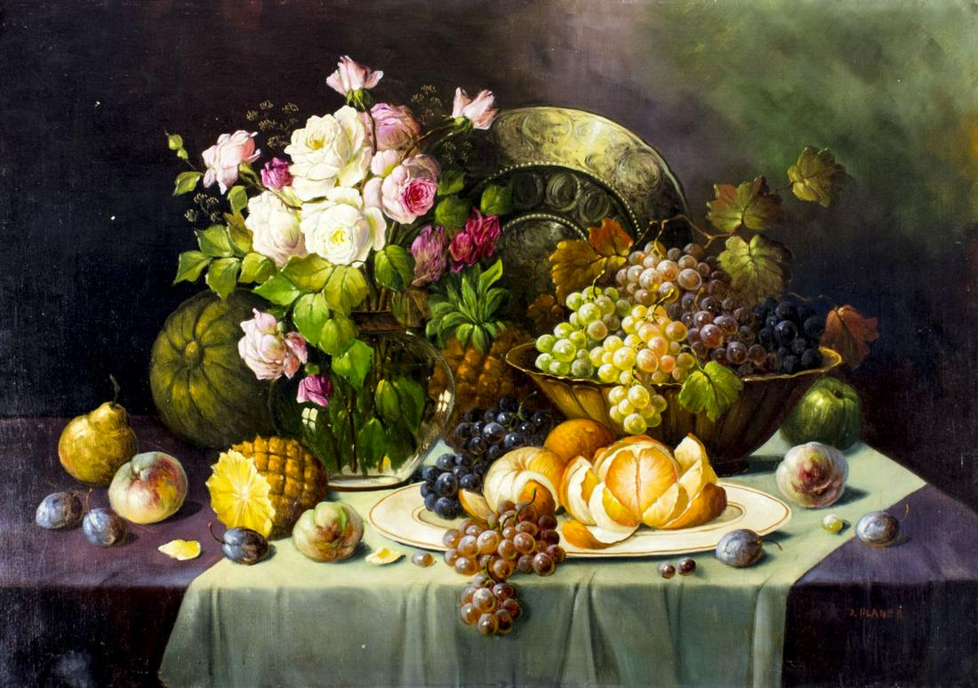 Josef Planer (Austria,early 20C) oil painting antique (1 of 12)