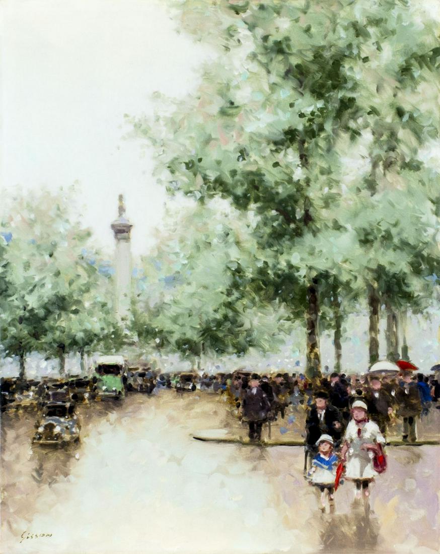 Andre Gisson (French,NY,CT,1921-2003) oil painting (1 of 12)