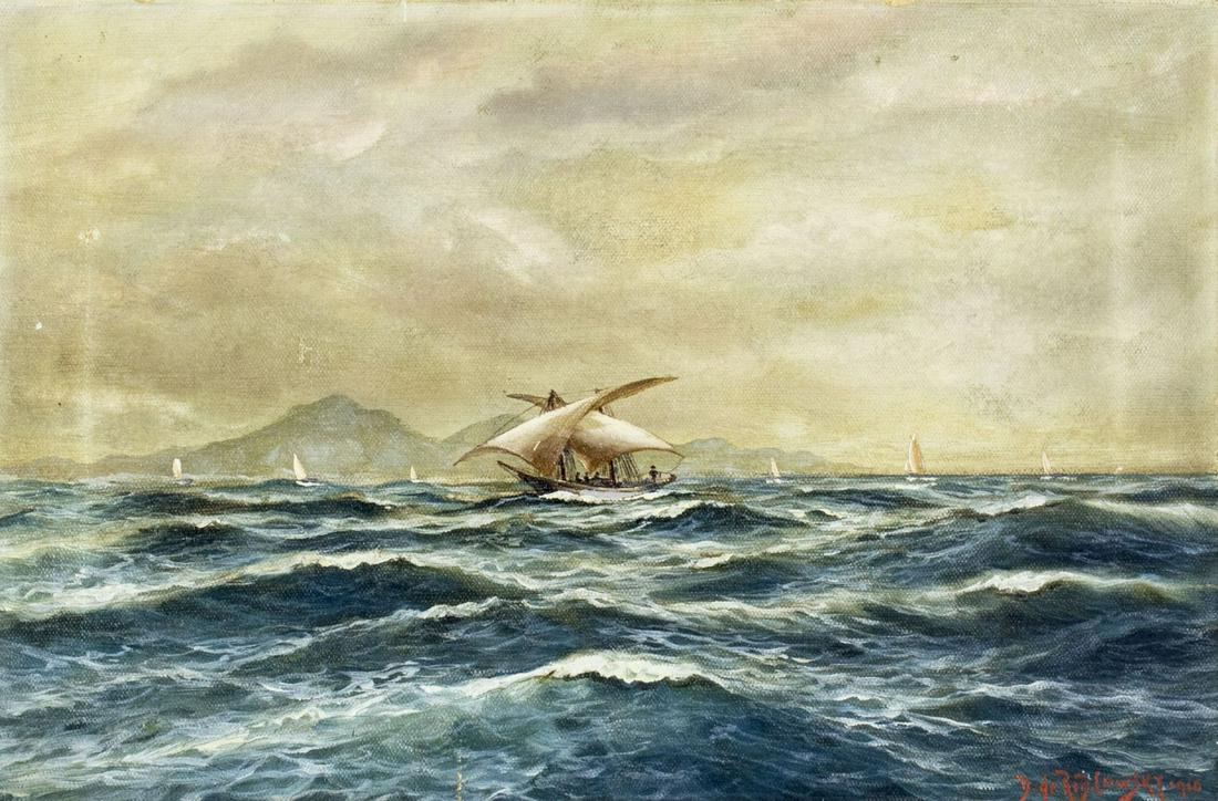 Richard De Ribcowsky (CA,Argentina,1880-1936) oil (1 of 16)