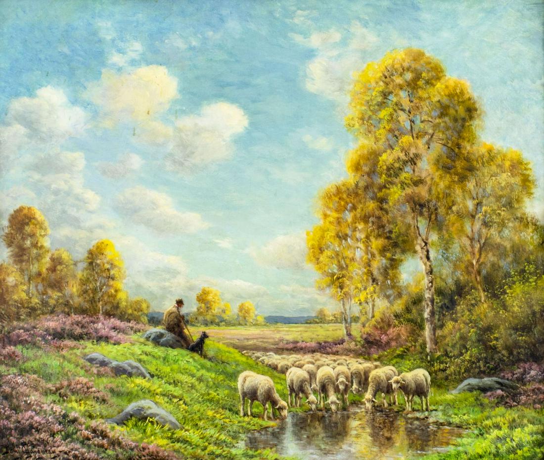 Paul Chaigneau (French,1879-1938) oil painting antique (1 of 12)