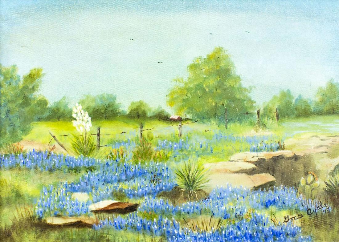 Grace Ayala (TX,20C) oil painting (1 of 12)