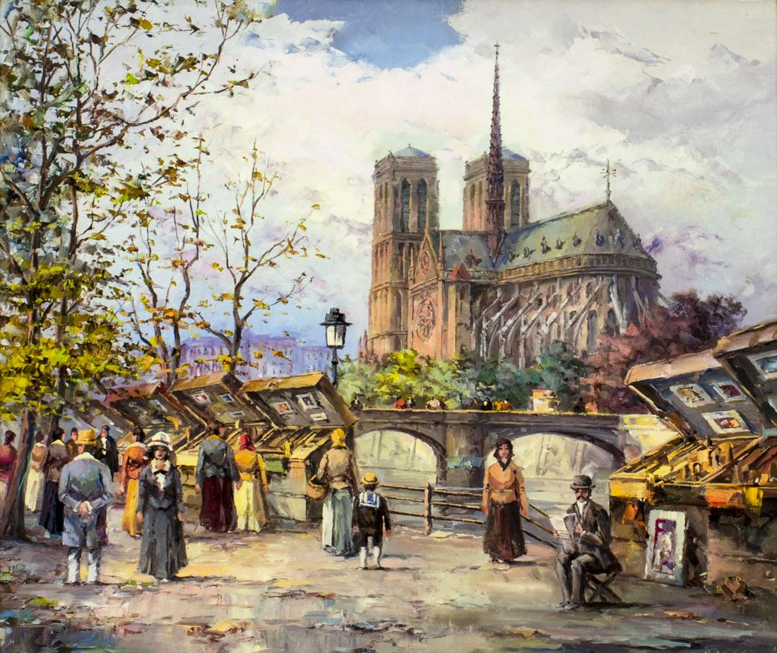 Horst Miesler (German,Polish,b 1934) oil painting (1 of 12)