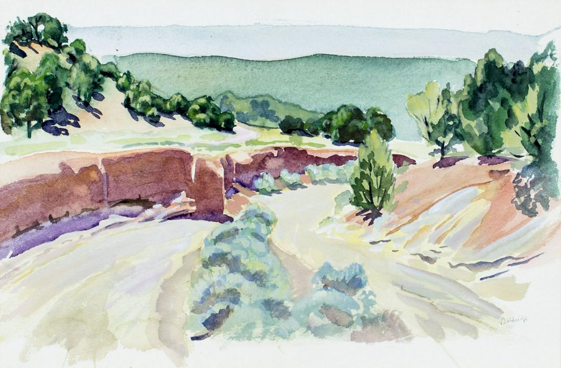 Cyrus Baldridge (NM,1889-1977) watercolor painting (1 of 12)