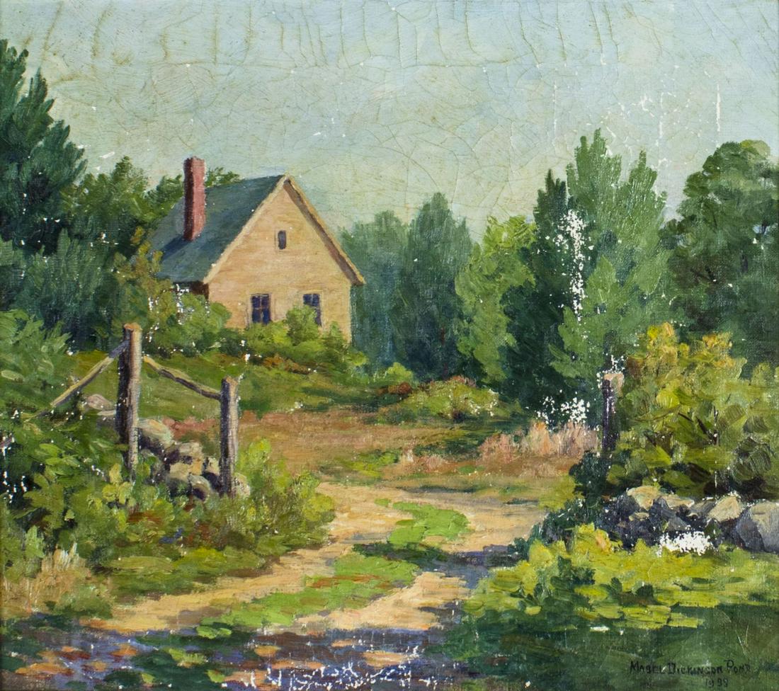 Mabel Pond (MA,CA,1869-1960) oil painting (1 of 17)