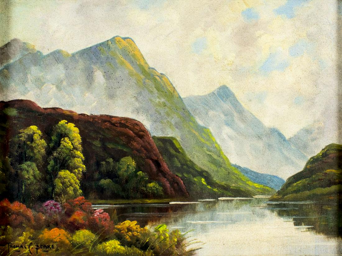 Thomas C Blake (US,UK,1890-?) oil painting (1 of 12)