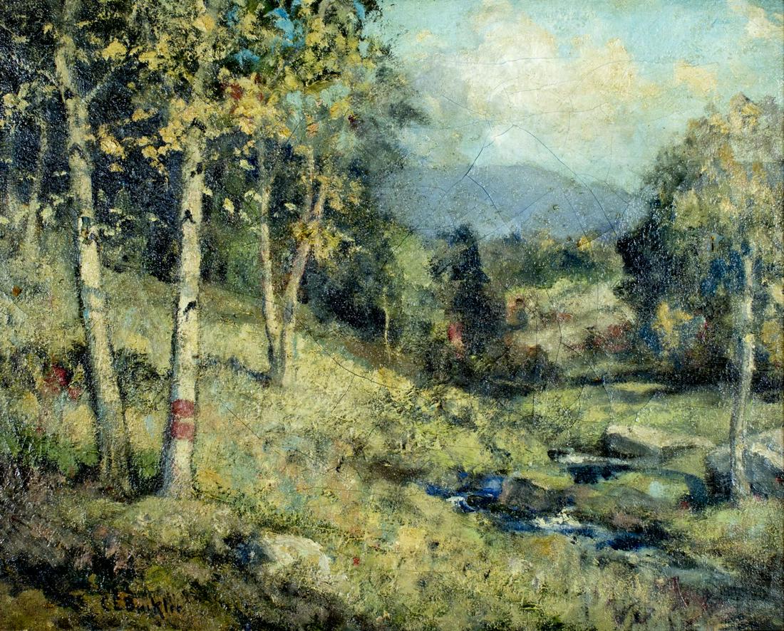 Charles Buckler (MA,Canada,1869-1953) oil painting (1 of 10)