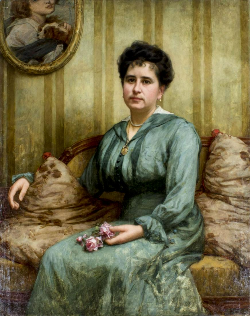 Jean Paul de Wit (Belgium,1851-?) oil painting antique (1 of 14)