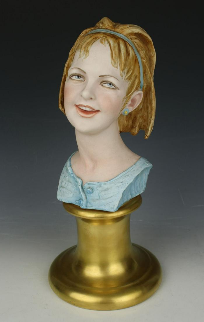 Capodimonte Bruno Merli Figurine "Bust of Girl" (1 of 10)