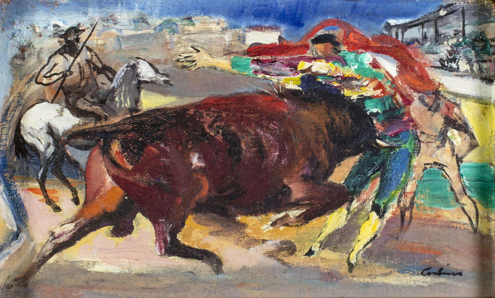 Jon Corbino (NY,MA,1905-1964) oil painting (1 of 12)