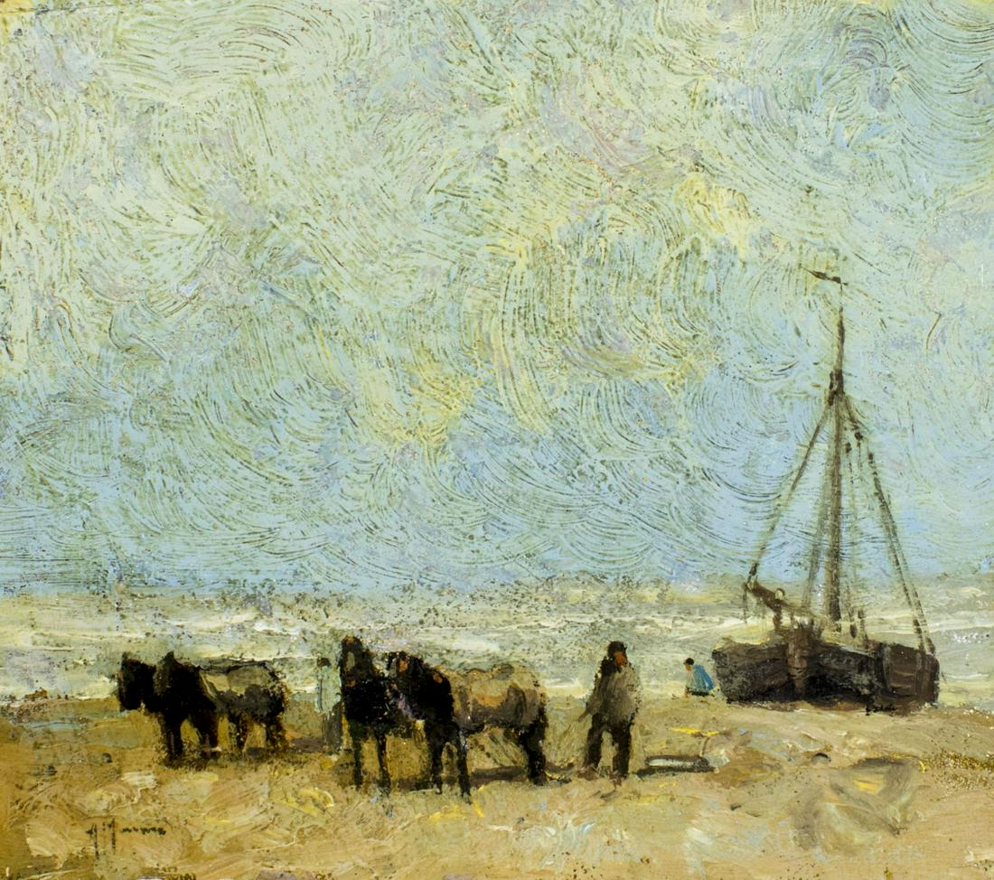 Anton Mauve (Dutch,1838-1888) oil painting antique (1 of 10)