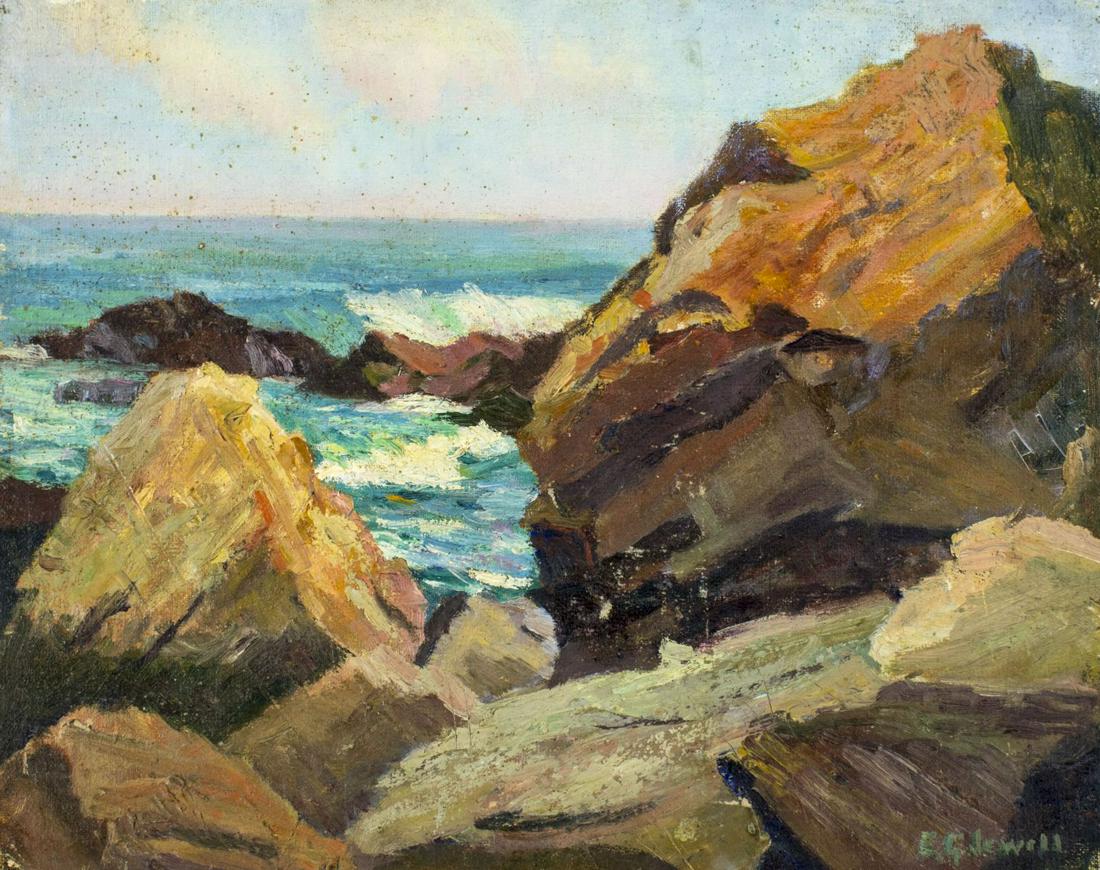 Elizabeth Jewell (WA,MA,1874-1956) oil painting (1 of 12)