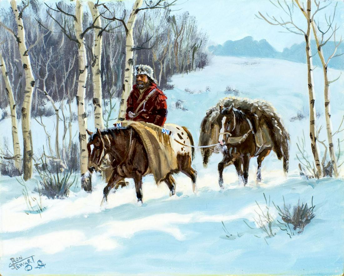 Ron Stewart (AZ,b 1941) oil painting (1 of 12)