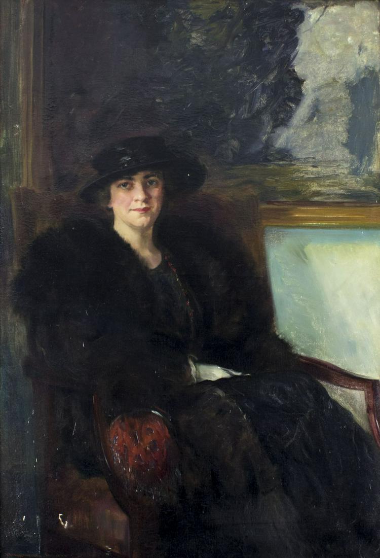 Wayman Elbridge Adams (NY,TX,1883-1959) oil painting (1 of 20)