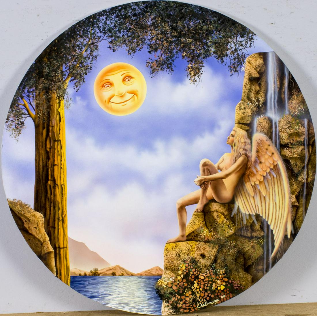 David Delamare (Oregon,UK,1951-2016) acrylic painting (1 of 20)