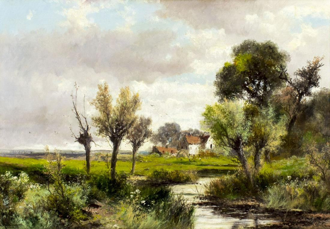 Abraham Hulk II (Dutch,UK,1851-1922) oil painting antique (1 of 15)