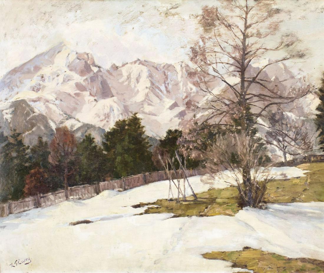 Robert Curry (MA,German,1872-1955) oil painting (1 of 12)