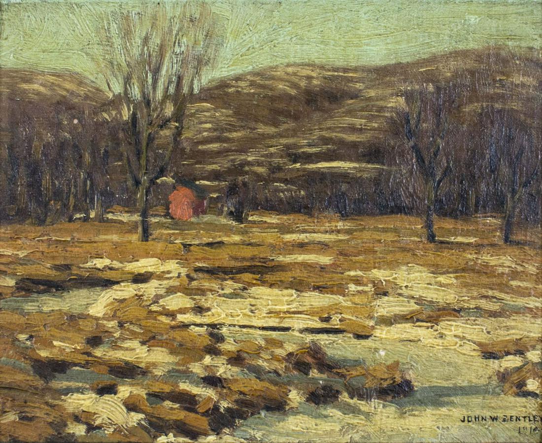 John Bentley (NY,CA,NJ,1880-1951) oil painting (1 of 12)