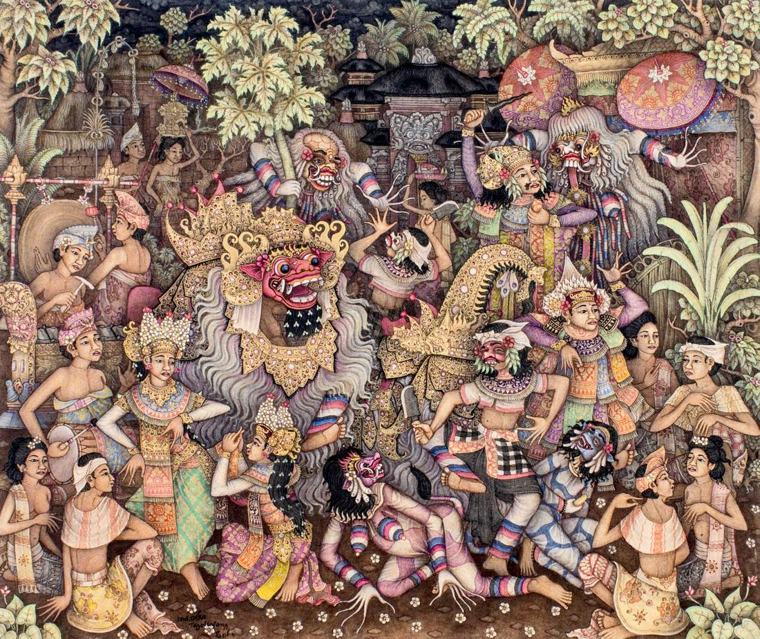 I Made Arka (Indonesia,20/21C) batik painting (1 of 16)