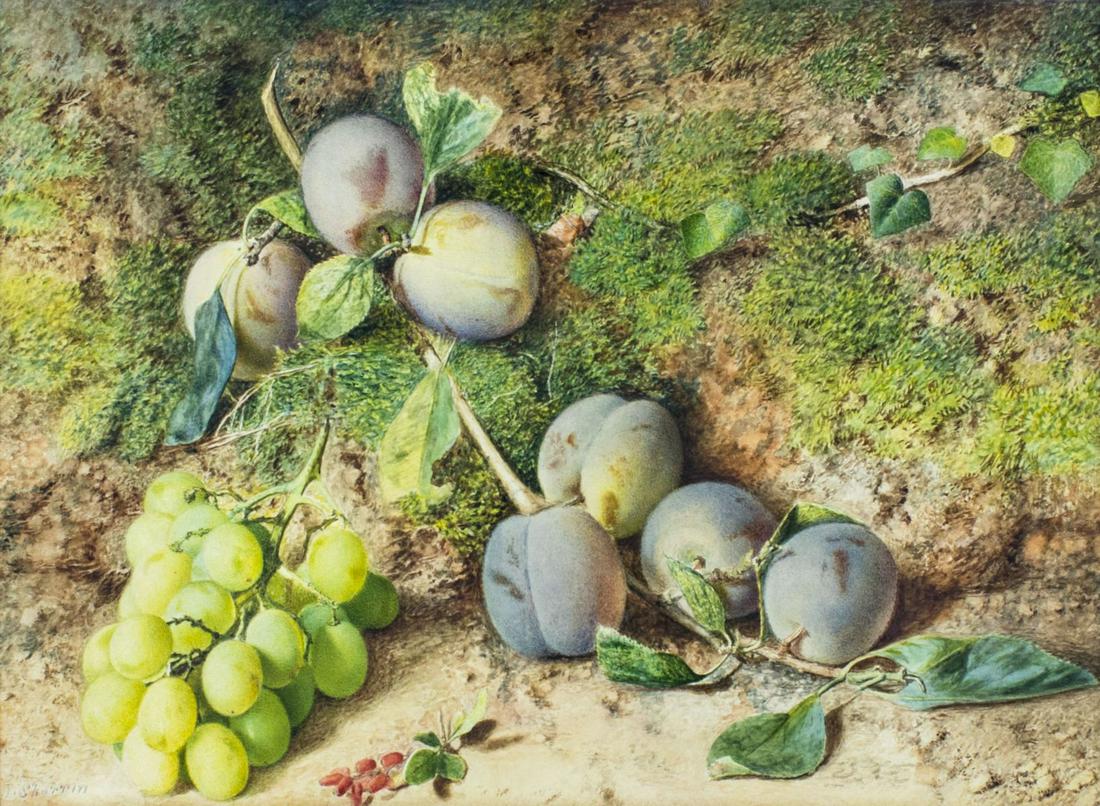 John Sherrin (UK,1819-1896) watercolor painting antique (1 of 12)