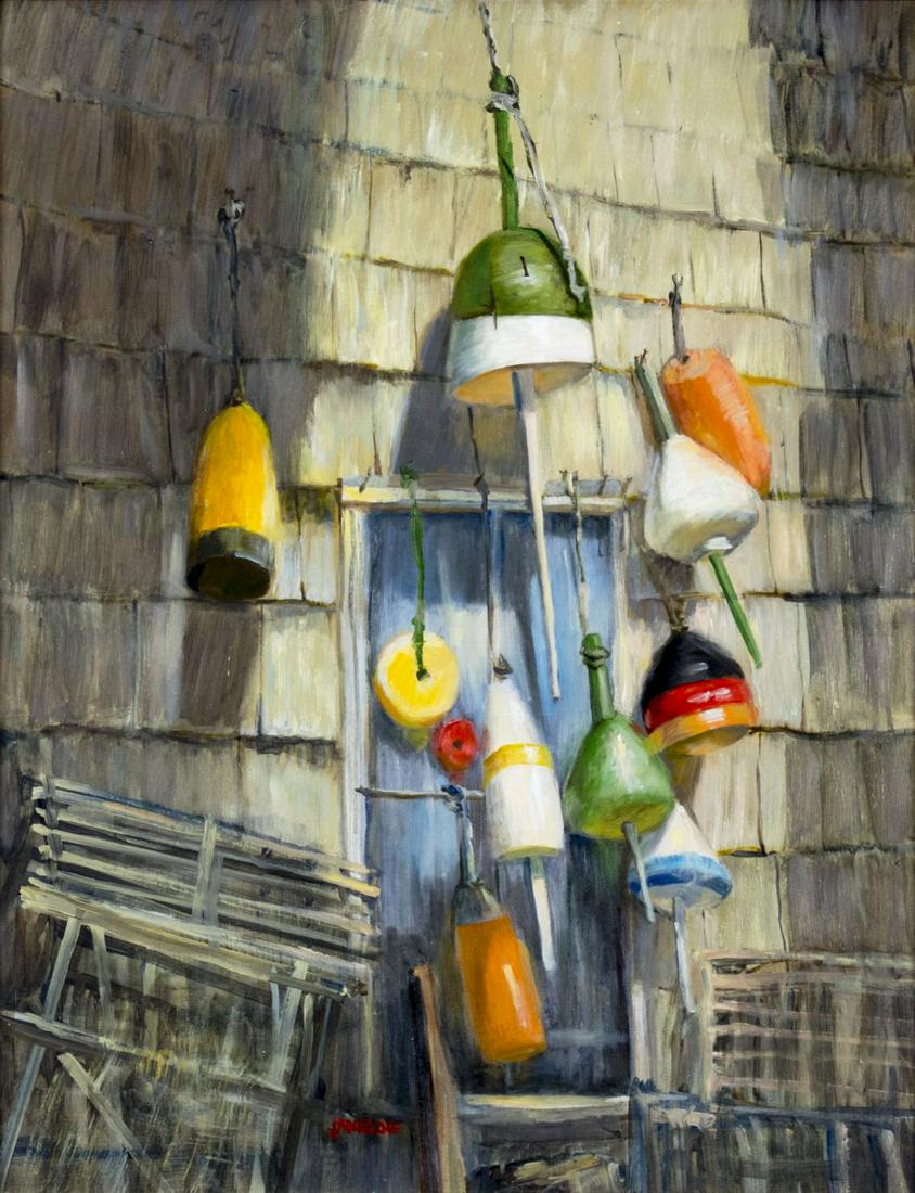 Jane Cole (US,20C) oil painting (1 of 11)