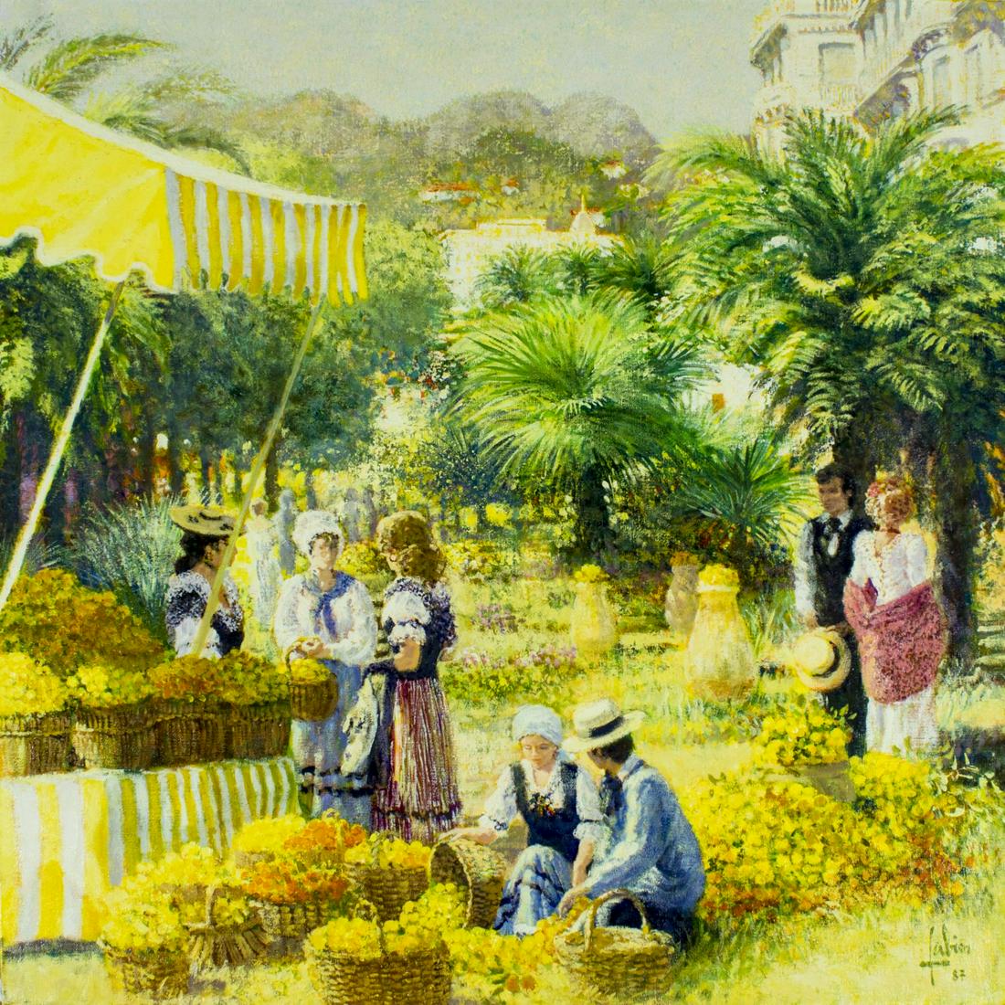 Louis Fabien (US,French,1924-?) oil painting (1 of 17)