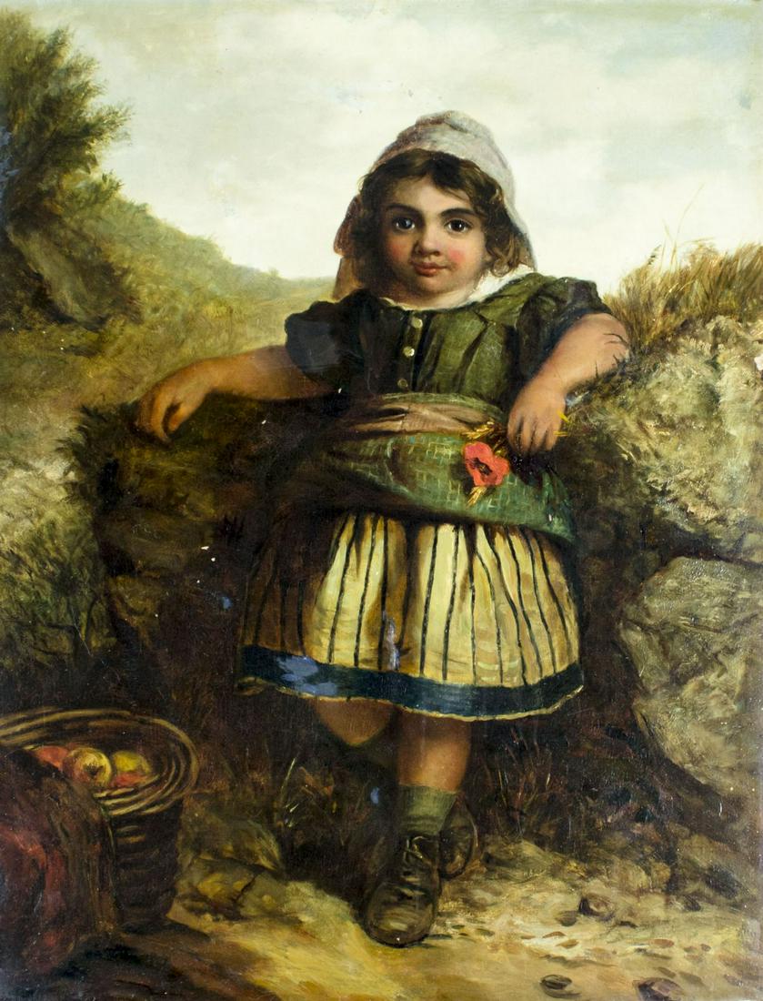 Edward John Cobbett (UK,1815-1899) oil painting antique (1 of 19)