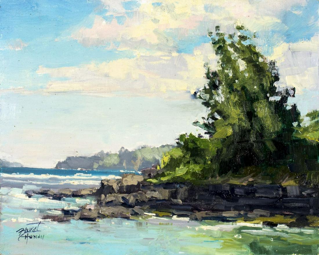 Pierre Bouret (Hawaii,b 1950) oil painting (1 of 12)