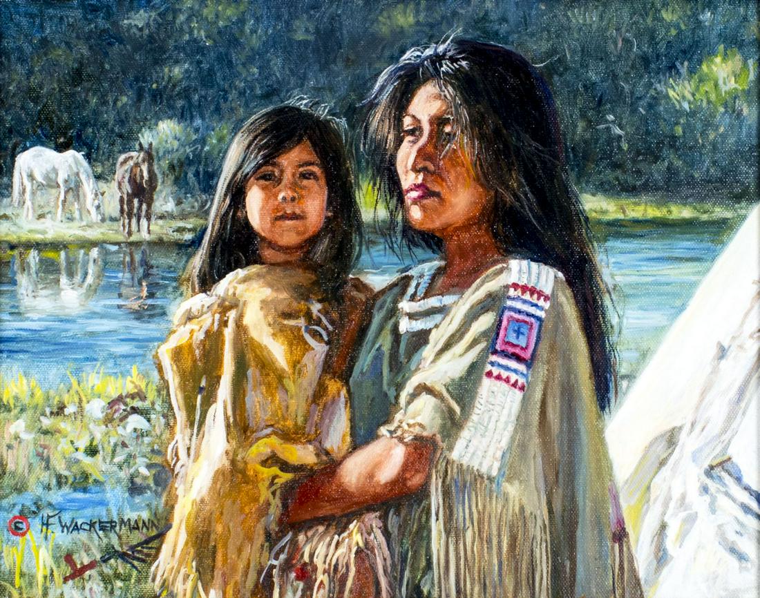 Hubert Wackermann (NM,Canada,b 1945) oil painting (1 of 12)