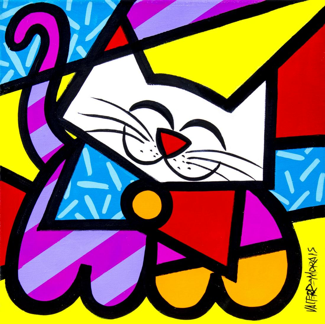 Valter de Morais (Brazil,b 1948) acrylic painting (1 of 12)