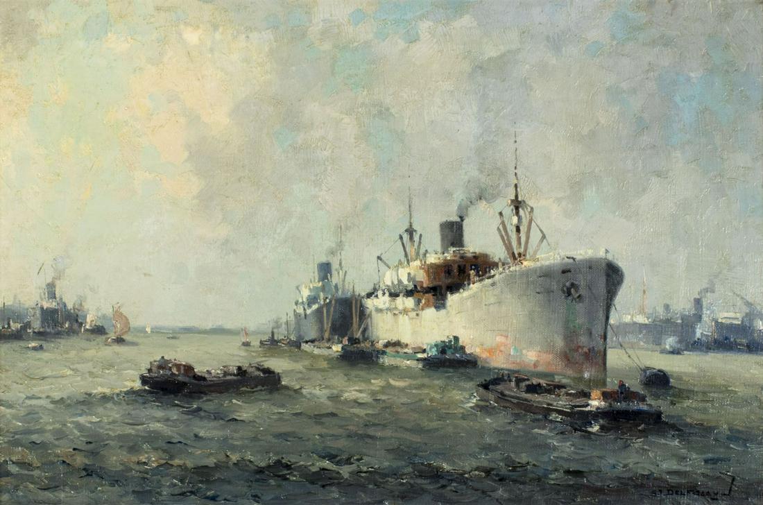 Gerardus Johannes Delfgaauw (Dutch,1882-1947) oil painting (1 of 11)