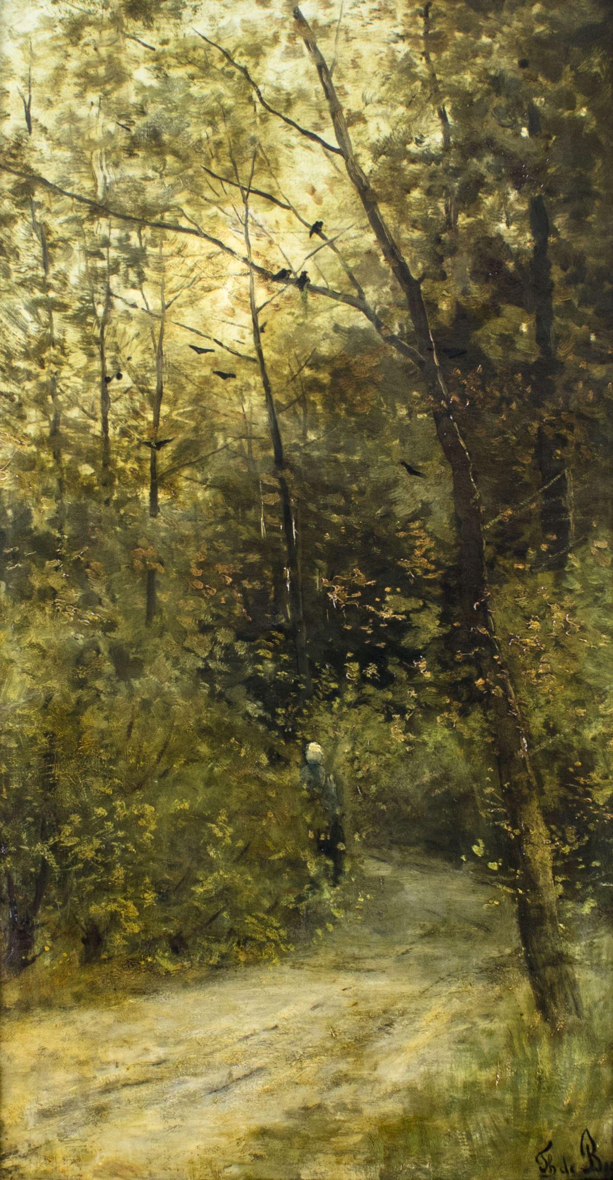 Theophile De Bock (Dutch,1851-1904) oil painting antique (1 of 16)