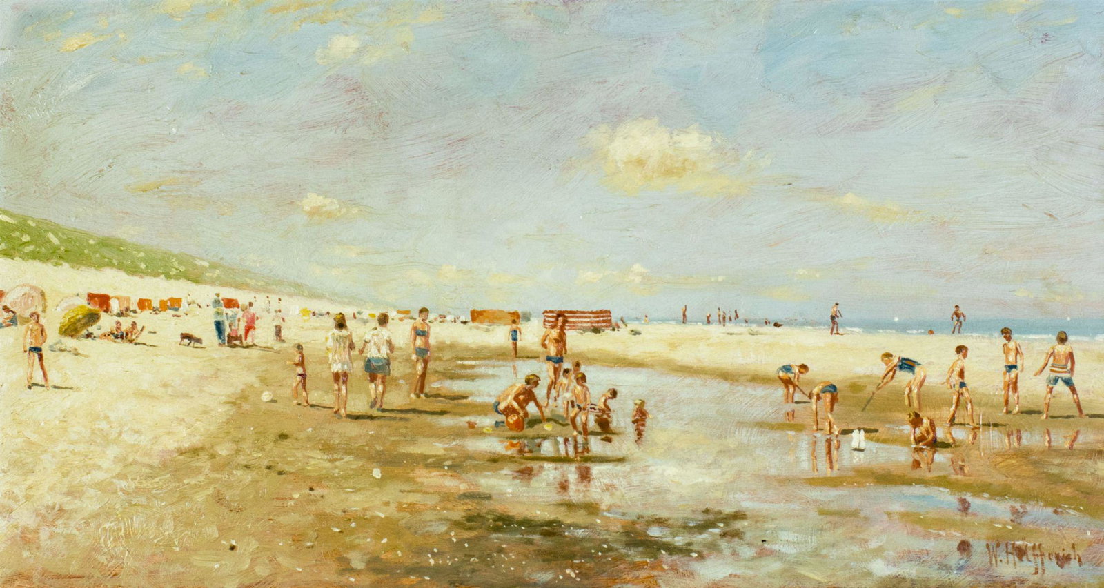 William Helfferich (Europe,20C) oil painting antique (1 of 12)