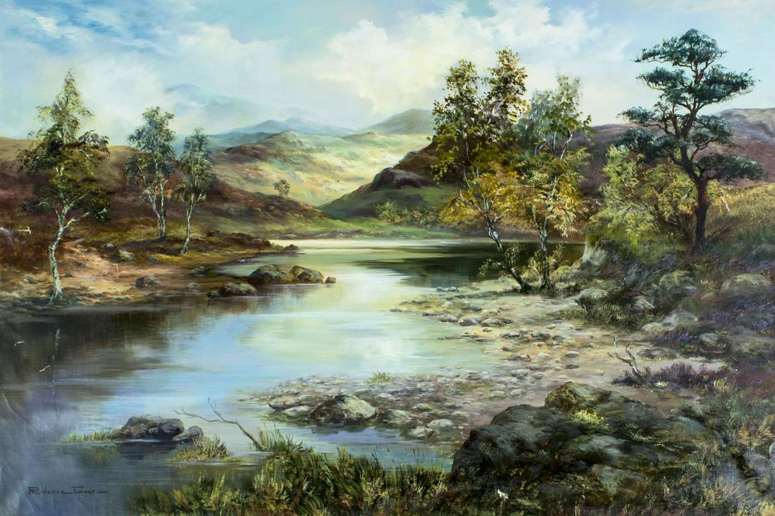 Prudence Turner (UK,India,1930-2007) oil painting (1 of 12)