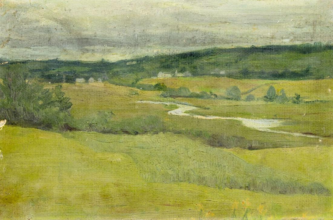 George Haushalter (ME,1862-1943) oil painting antique (1 of 12)