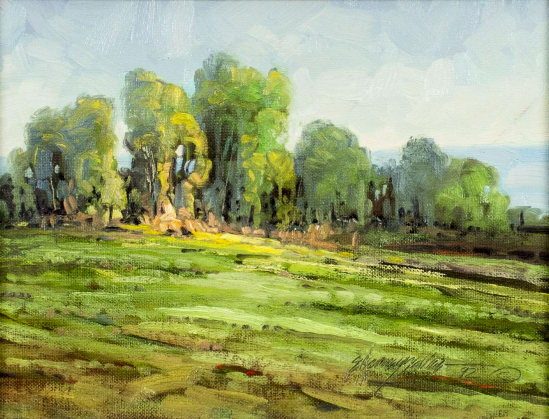 Vintage 20C American oil painting signed (1 of 12)