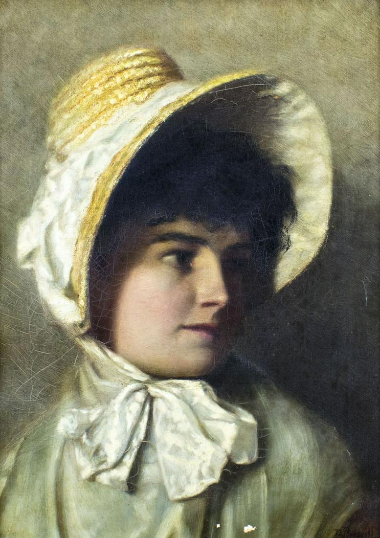 Perry Averill (MI,19C) oil painting antique (1 of 18)