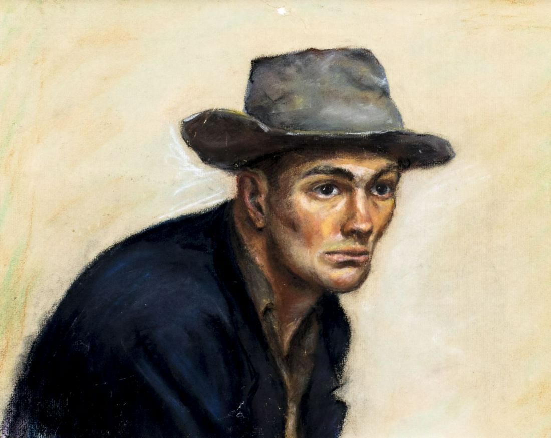 Jean Kalisch (CA,Japan,mid 20C) pastel painting (1 of 12)