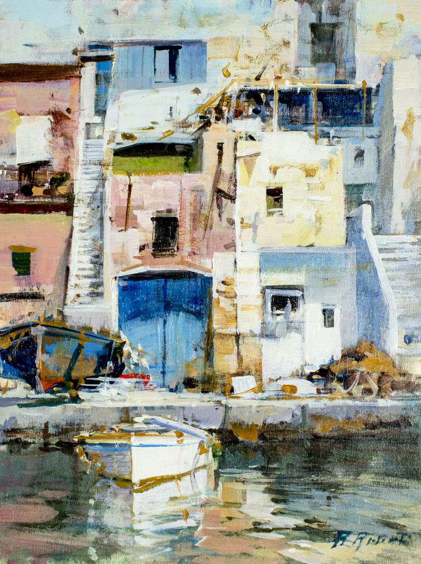 Raimondo Roberti (Italy,b 1947) oil painting (1 of 11)