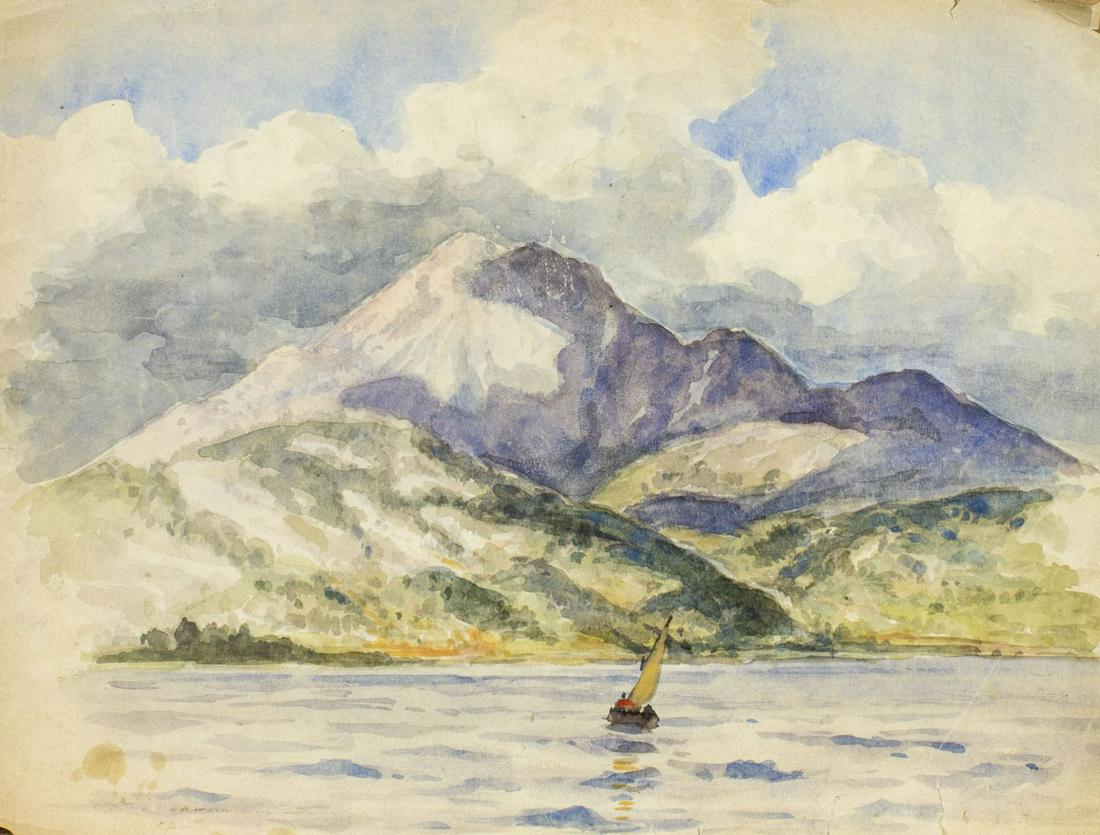 Adolf Kaufmann (Austria,1848-1916) watercolor painting antique (1 of 12)
