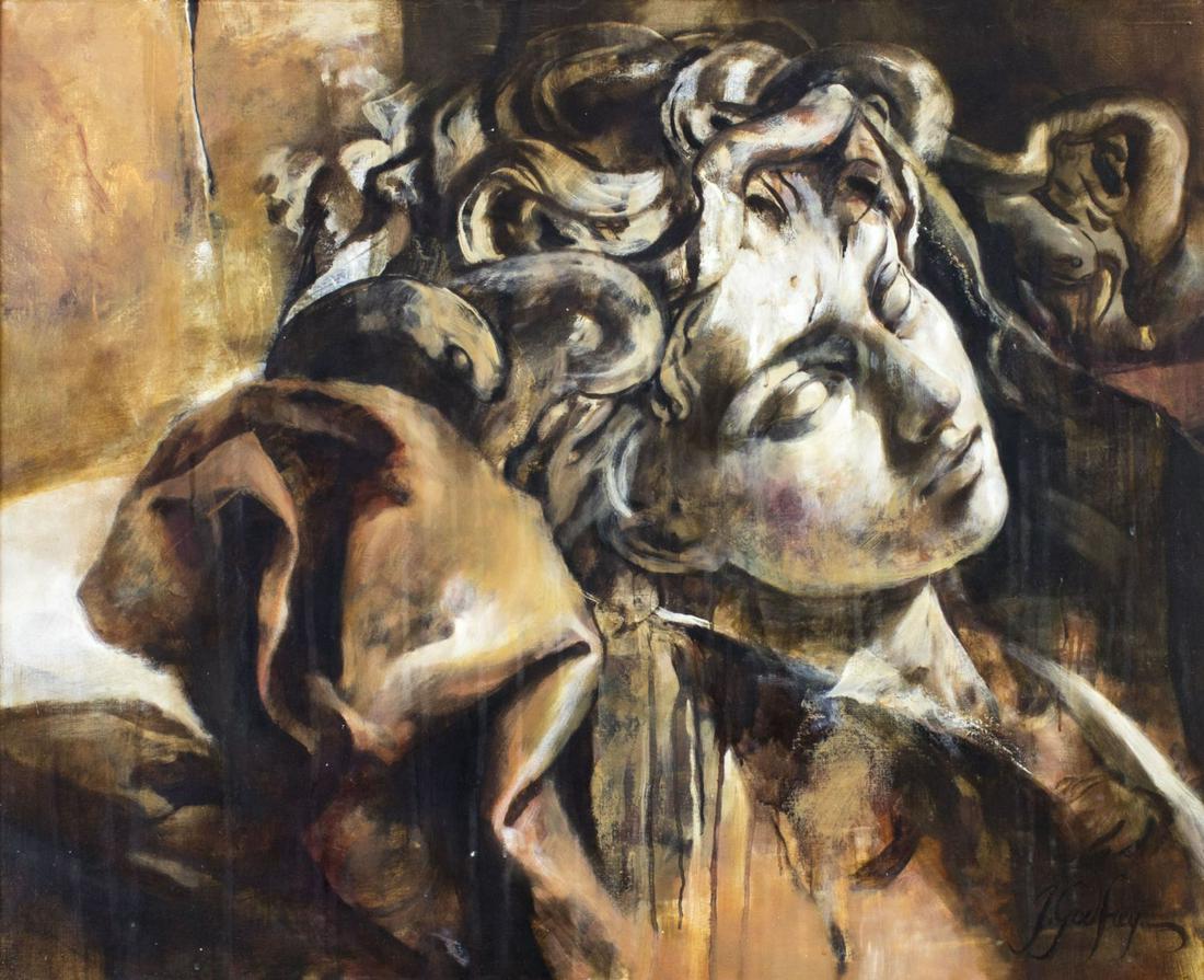 J Godfrey (Europe,20C) oil painting (1 of 12)