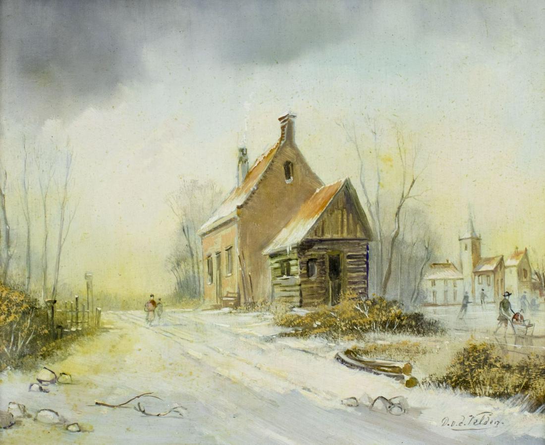 Van der Velden (Dutch,mid 20C) oil painting (1 of 11)