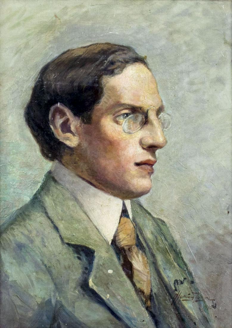 Carl Hornung Jensen (Danish,1882-1960) oil painting antique (1 of 11)