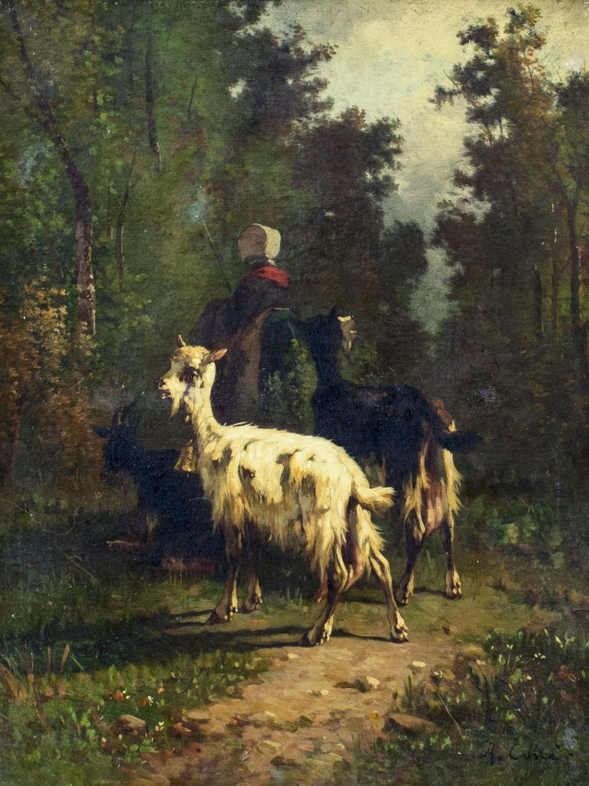 Andres Cortes Y Aguilar (Spain,France,1810-1879) oil painting antique (1 of 12)