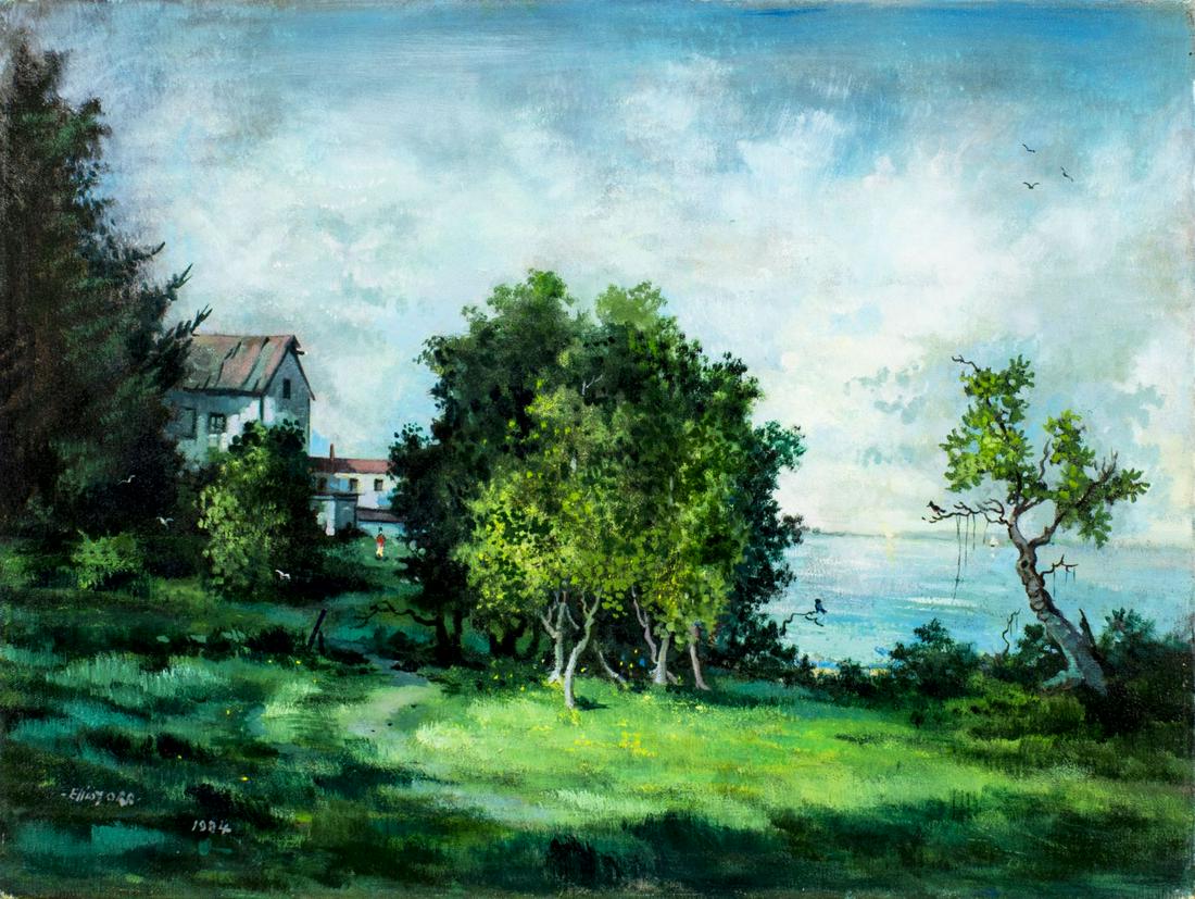 Elliot Orr (MA,FL,1904-1997) oil painting (1 of 12)