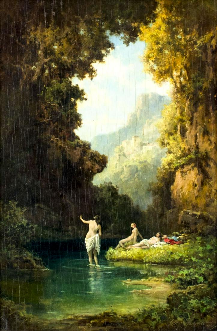 Willy Moralt (German,1884-1947) oil painting antique (1 of 18)