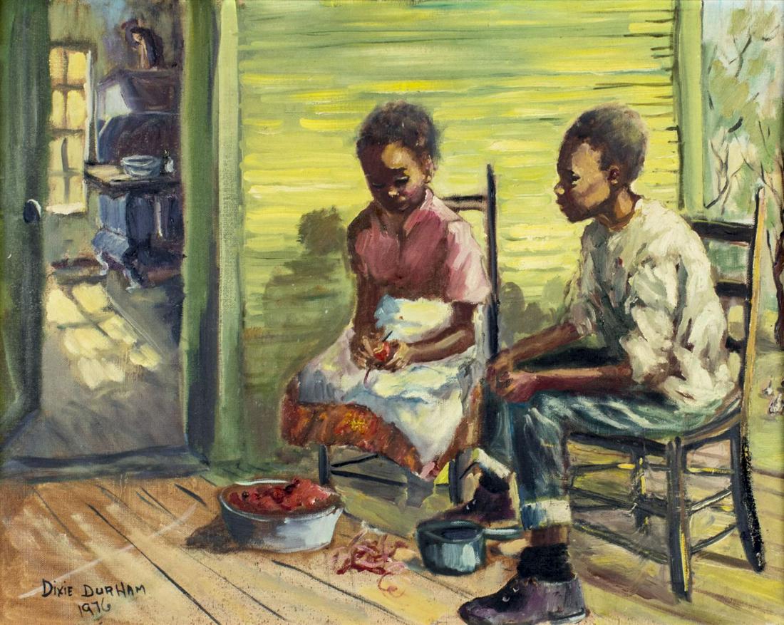 Dixie Durham (AR,VA,1913-2010) oil painting (1 of 12)