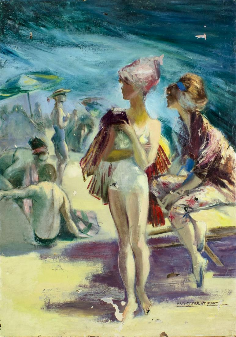 Montserrat Barta (Spain,1906-1988) oil painting (1 of 16)