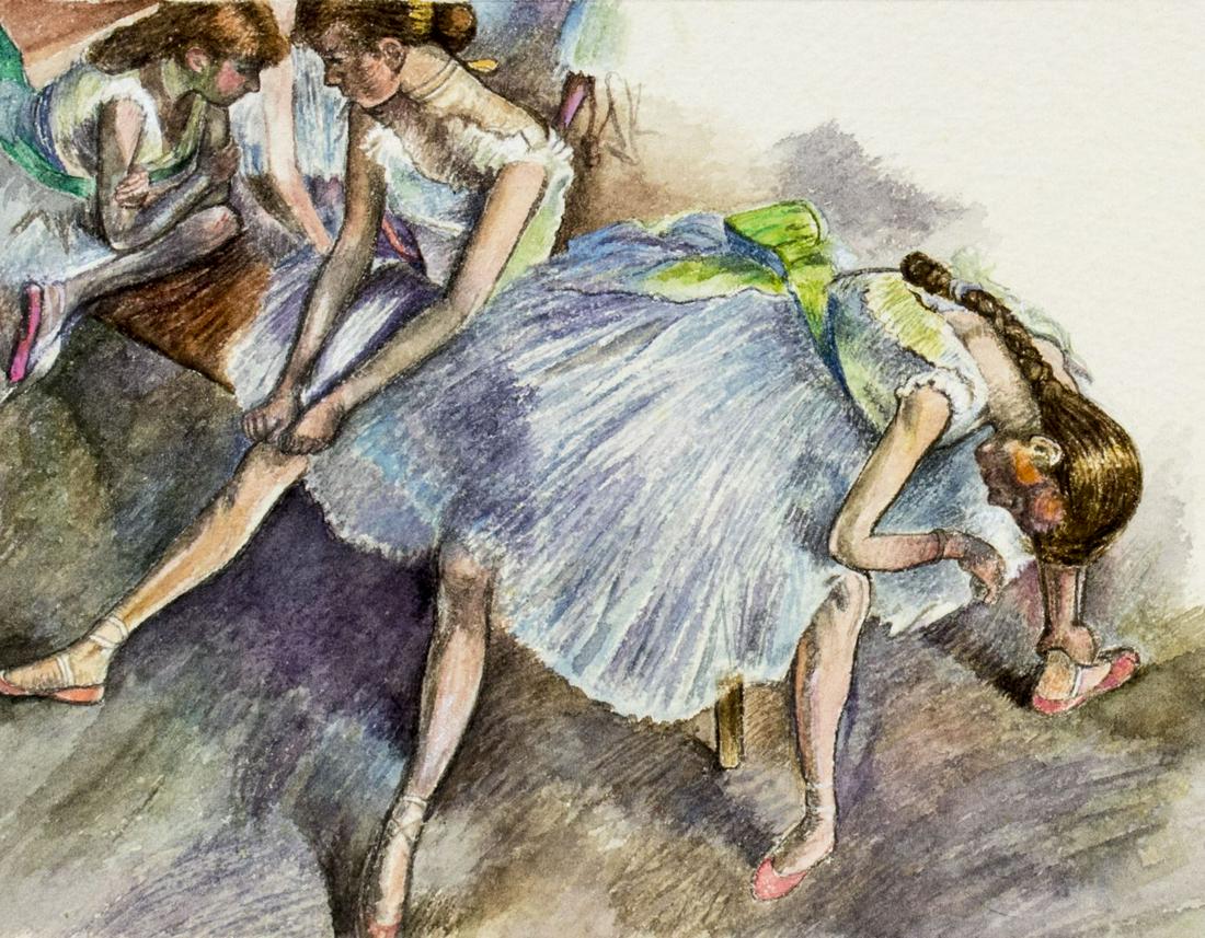 Vintage mid 20C American oil painting (1 of 12)